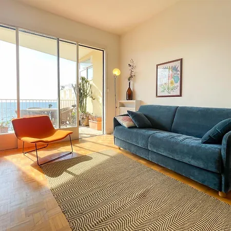 Paradise 4 Pers Vista Mare Wifi Ac * Nizza